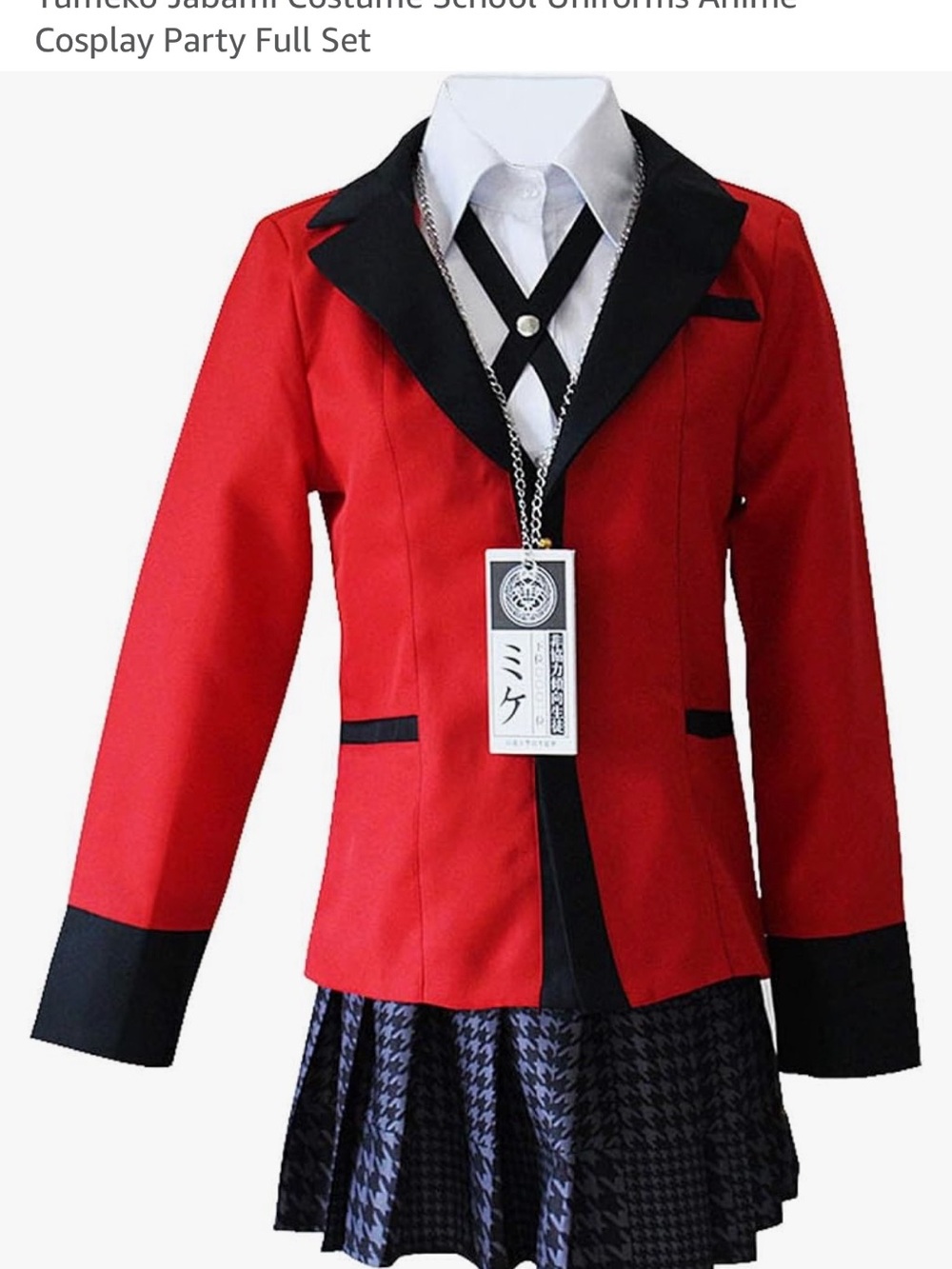 Yumeko Kakegurui Halloween costume